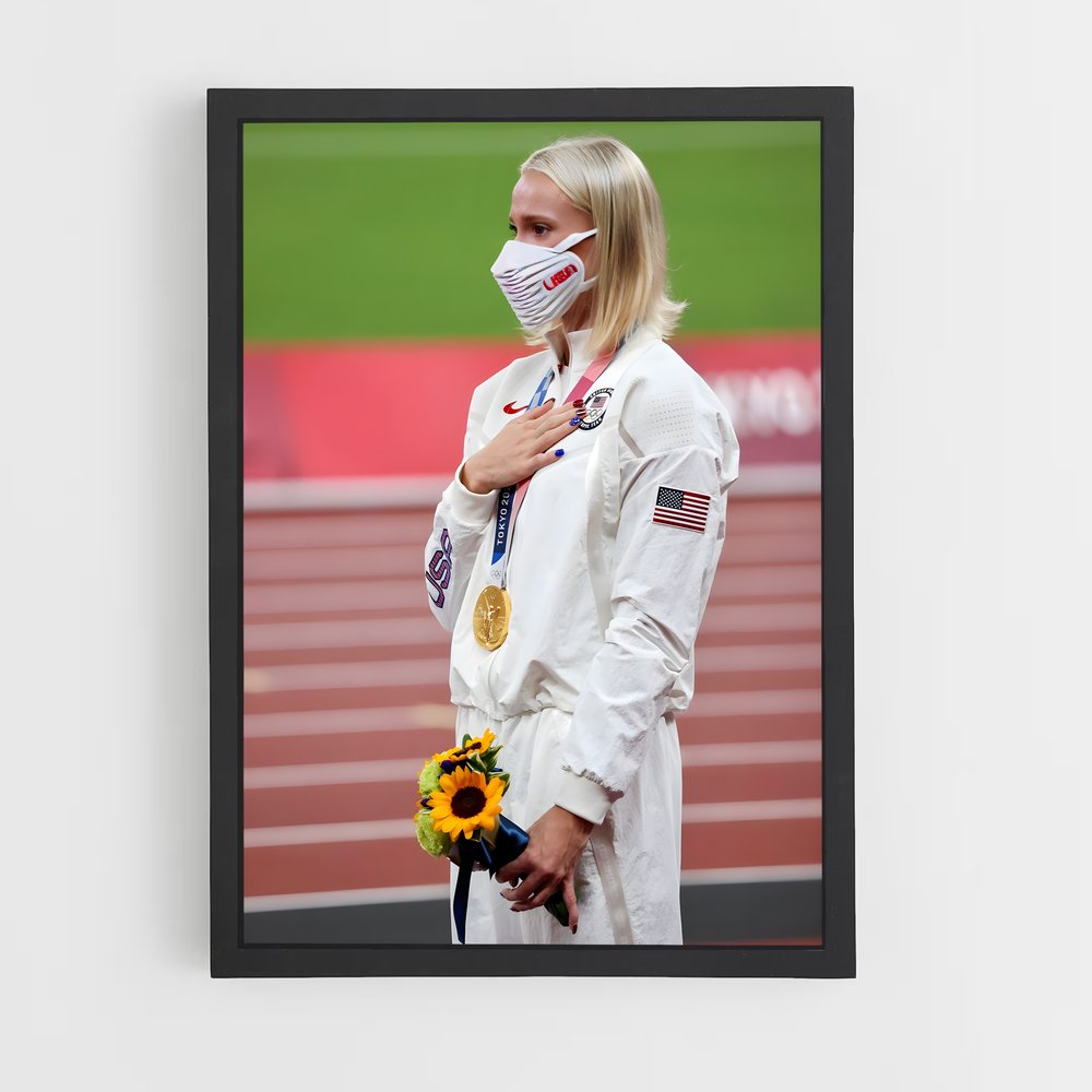 Poster Masque d'Élégance – affiche Athlétisme (vue 2)